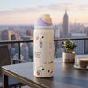 Owala FreeSip Water Bottle 32 oz – Stainless Steel Insulated Water Bottle with Straw – Cream