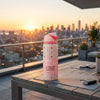 Owala FreeSip Water Bottle 32 oz – Stainless Steel Insulated Water Bottle with Straw – Pink Floral
