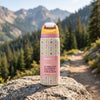 Owala FreeSip Water Bottle 32 oz – Floral Stainless Steel Insulated Water Bottle with Straw